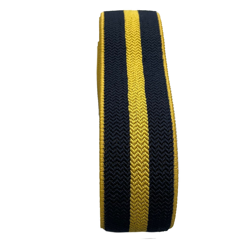 Navy Mustard Stripe