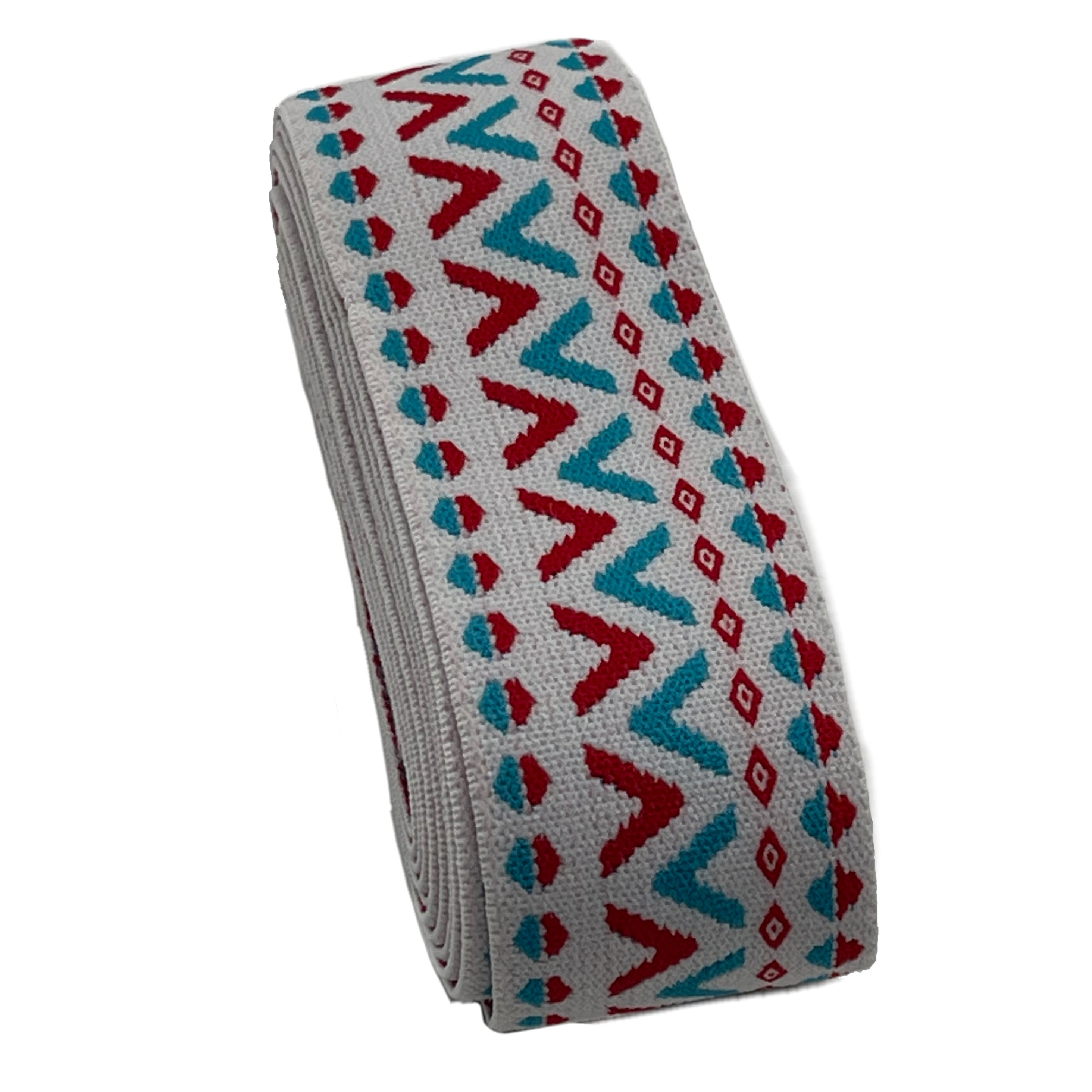 White Red Aqua Symbols 