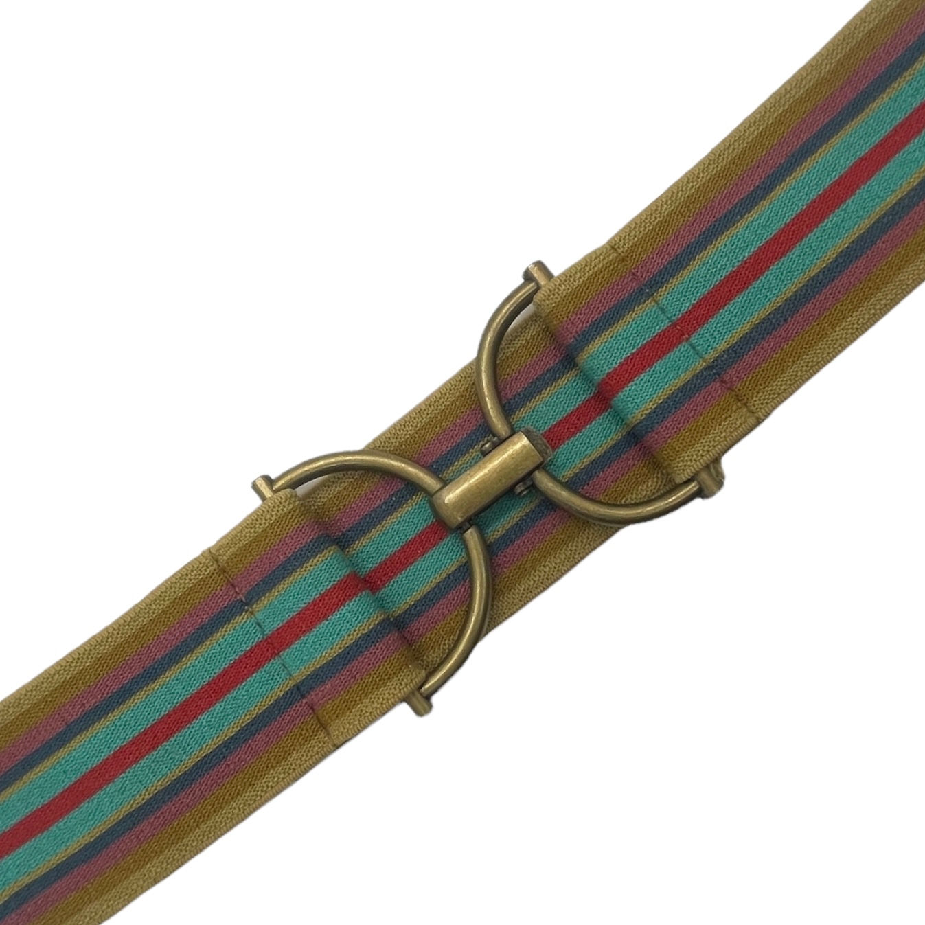 Mustard Pink Blue Turquoise Red Stripe