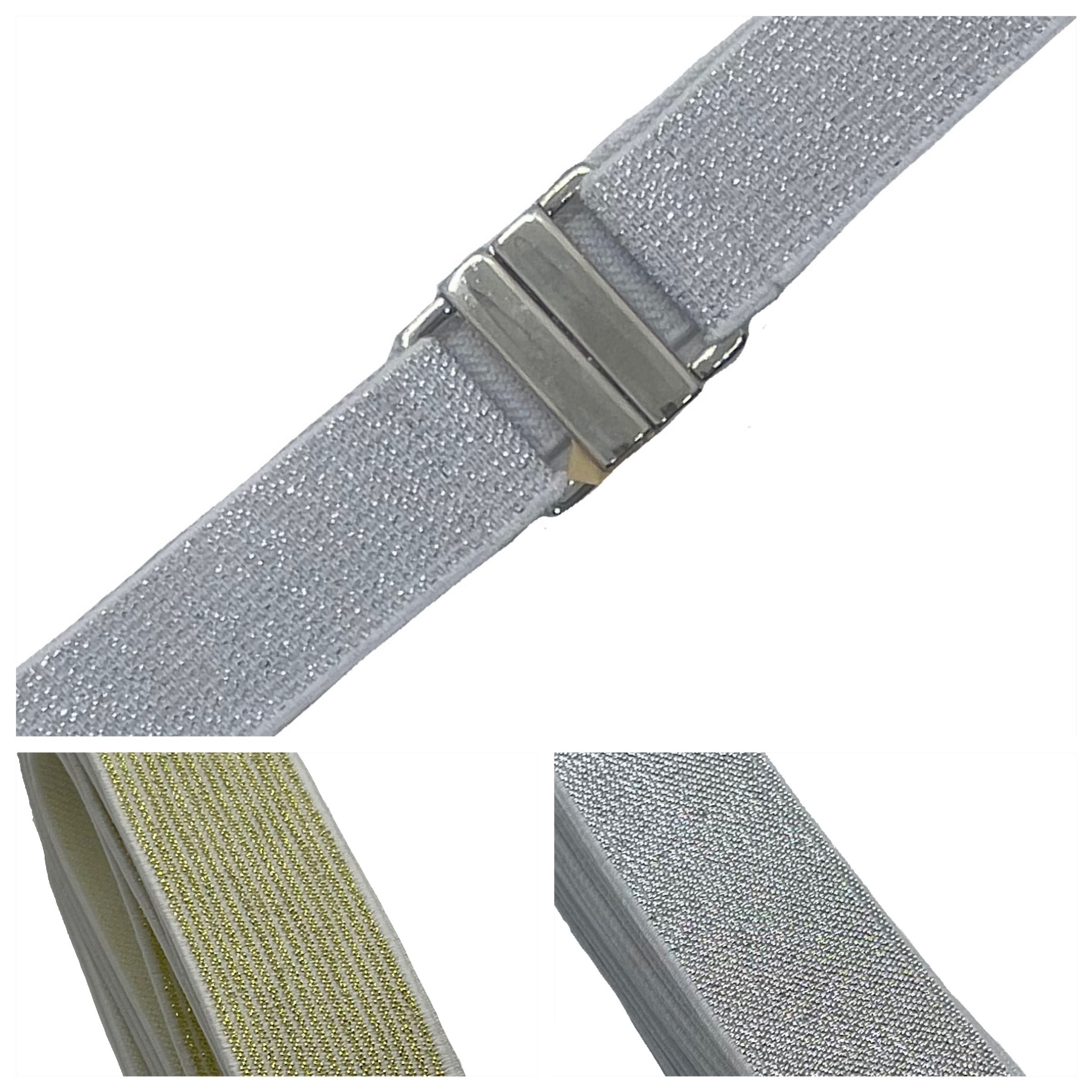 Silver or Gold Metallic On White
