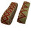 Thumbnail: Green Orange Fushcia Pink Diamond Triangle  Print
