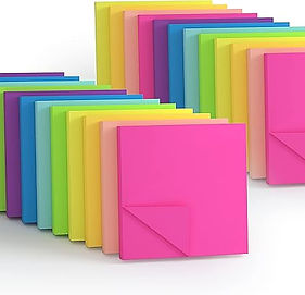 Post it notes are great for labelling tests and being creative.