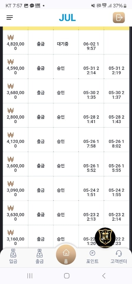 먹튀사이트 줄카지노 사건정리