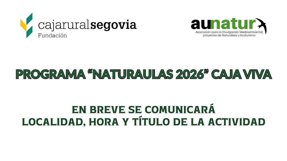 Actividad programada en NATURAULAS 2026