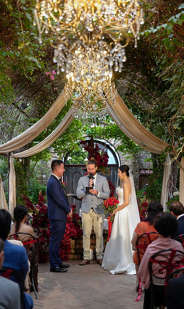 The Grounds of Alexandra - The guy with the blue bow tie wedding celebrant & mc.jpg