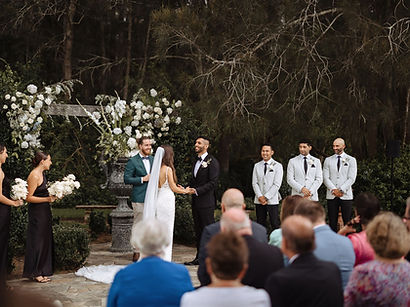 Hunter Valley Weddig Ceremony - The Guy with the Blue Bow Tie.jpg