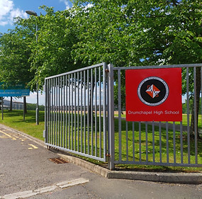 Image of Drumchapel school gate