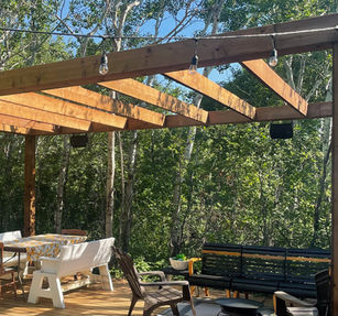 Speaker In Outdoor Living Space