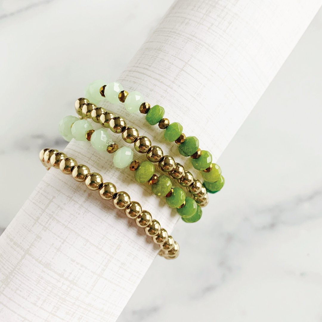 Gemstone Stack Bracelets