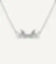 Collar Golondrinas Silver pajaro en plata con cadena