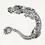 Miniatura: Pendientes Dragon realismo tatto en plata