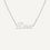 Thumbnail: Collar Diosa en plata lettering zoom