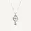 Thumbnail: Collar espejo corazon en plata con cadena zoom