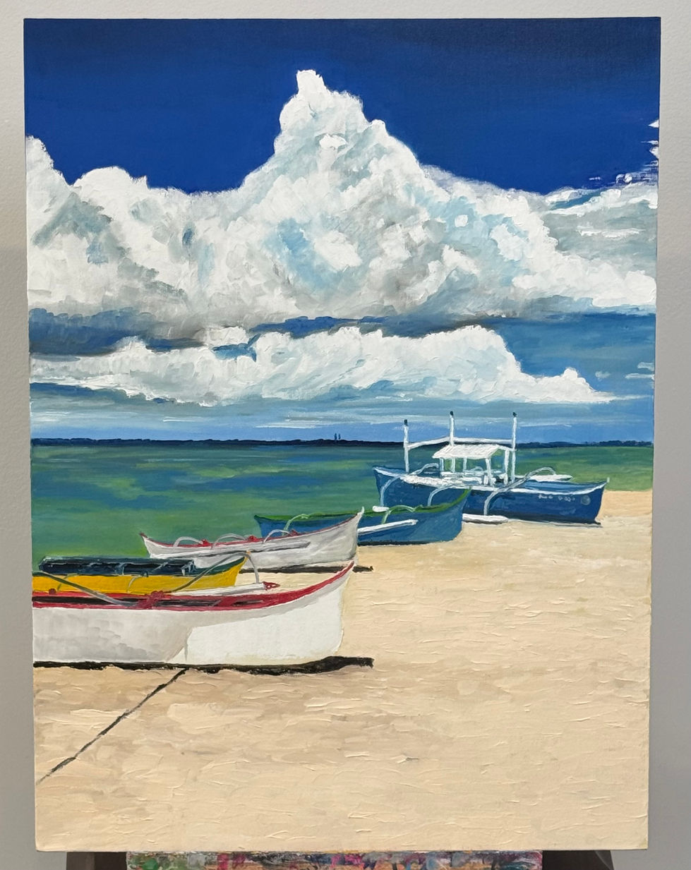 ~SOLD~ 
oil on canvas board 18"x24"
philippines 