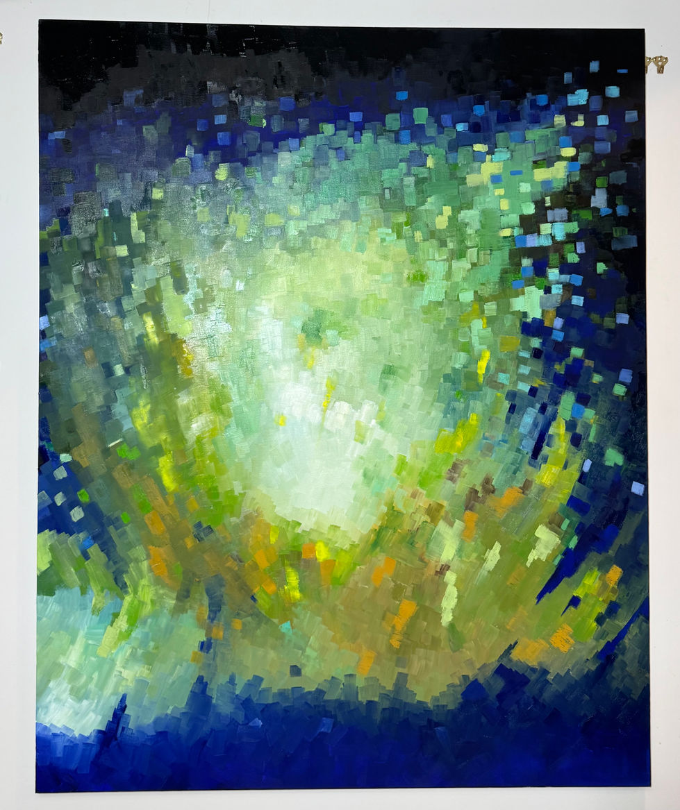 oil on canvas 48"x60" 
texas evening 