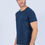 Miniatura: 05.4935-N T-Shirt meia malha lisa gola careca