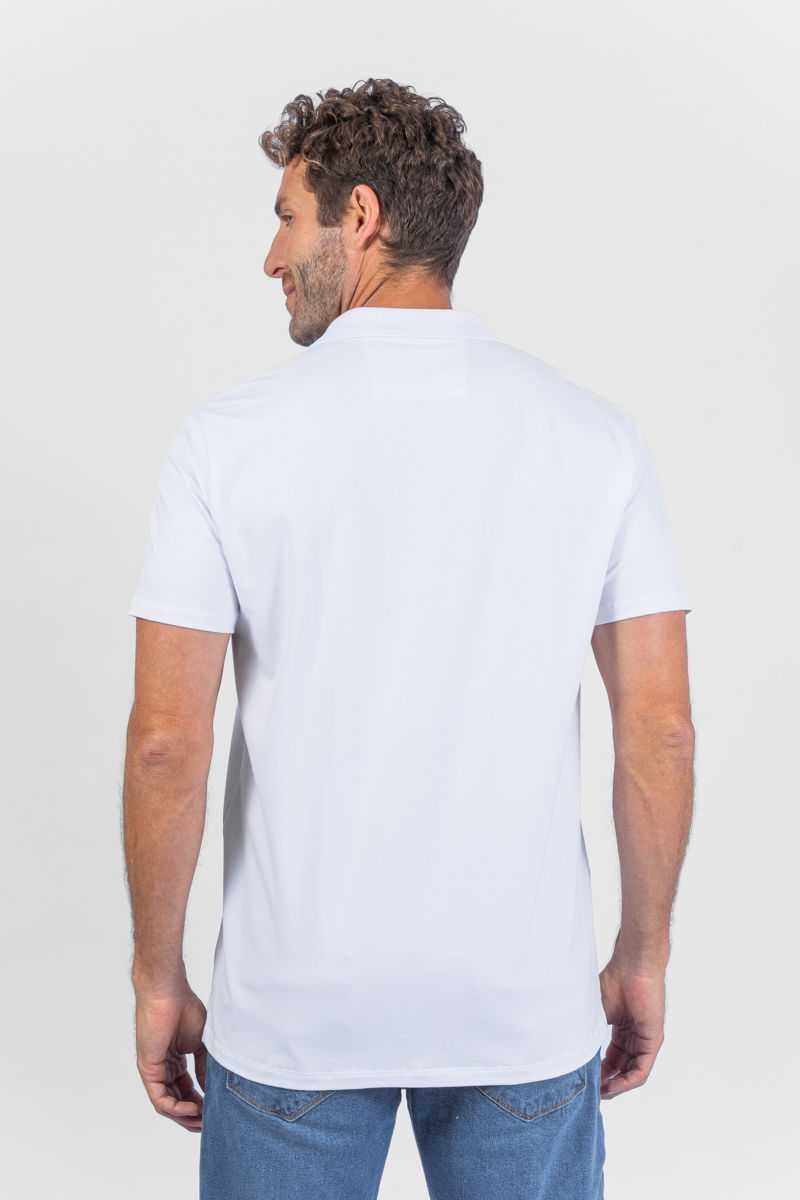 Miniatura: 02.5239-M Polo manga curta algodão Egípcio