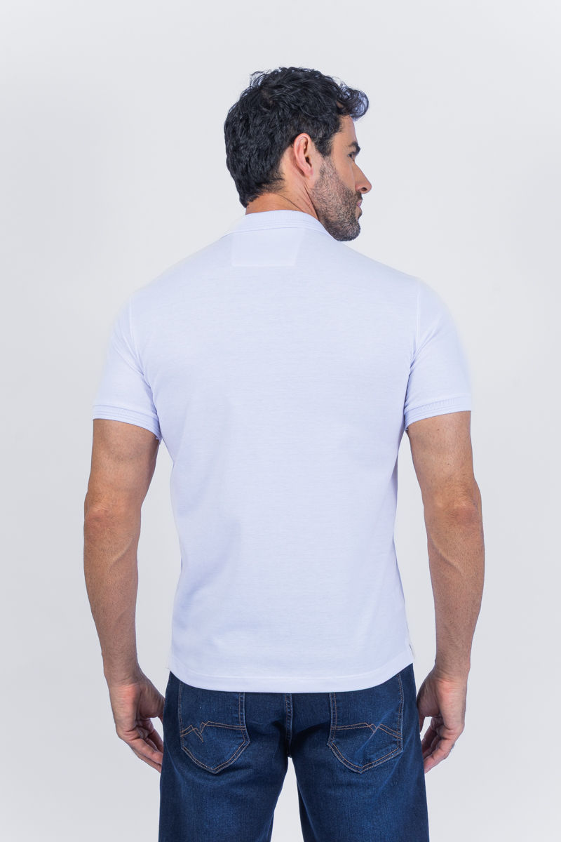 Miniatura: 02.5341-N Polo manga curta piquet liso FT