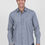 Miniatura: 01.20878-N Camisa 100% algodão  tricoline xadrez manga longa