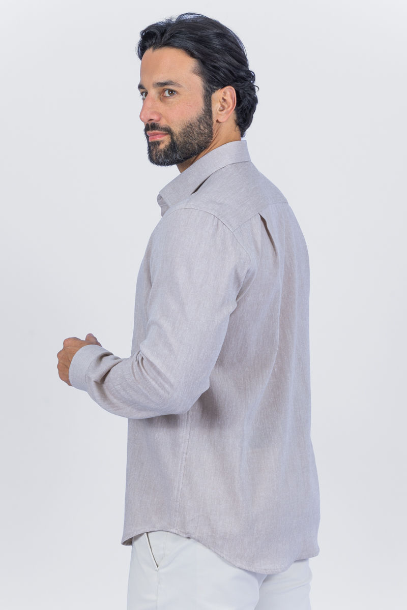 Miniatura: 01.20870-N Camisa linho tencel manga longa