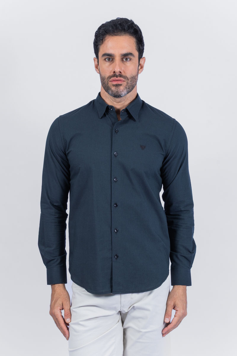 Miniatura: 01.21138-F Camisa manga longa 100% algodão