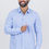 Miniatura: 01.20750-N Camisa 100% algodão tricoline xadrez manga longa