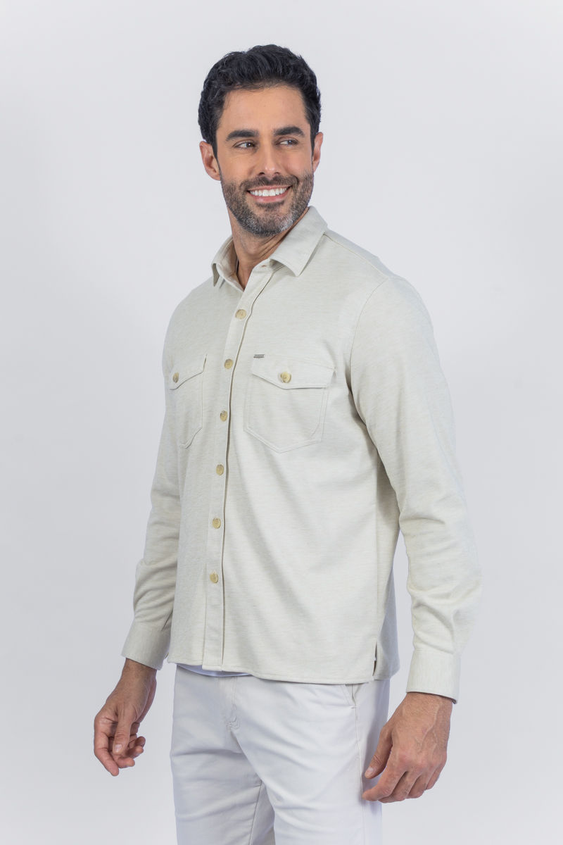 Miniatura: 06.1302-M Overshirt malha piquet
