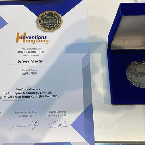 Silver Award at the 3rd Asia Exhibition of Innovations and Inventions