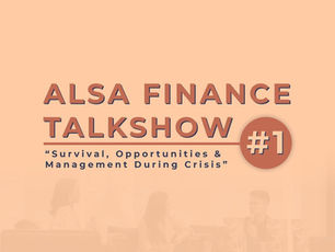 ALSA Finance Talkshow #1