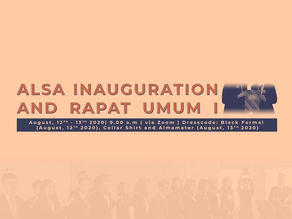 Inauguration and Rapat Umum I