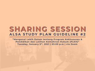 ALSA Study Plan Guideline #2