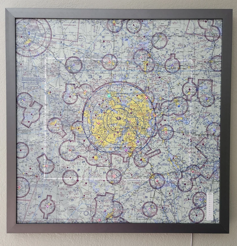 Custom METAR Sectional Chart METAR Light