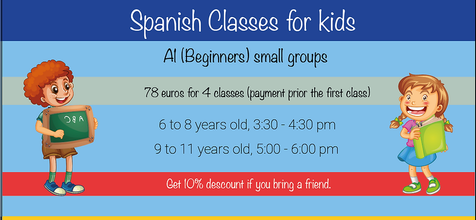 Kids group 6 to 8 years old 