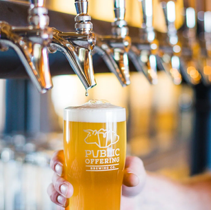 Public Offering beer being poured