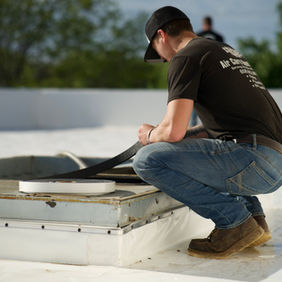 ACS Air Care Specialists doing an install