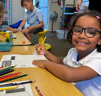 Elementary students at CCPAA in San Diego engaging in dynamic, arts-integrated learning