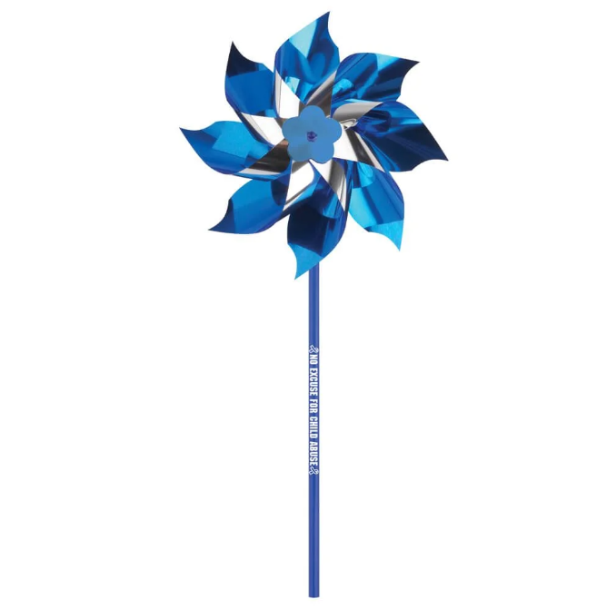 No Excuse for Child Abuse Pinwheel
