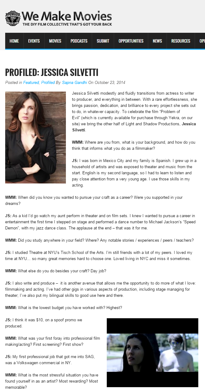WMM PROFILED: Jessica Silvetti