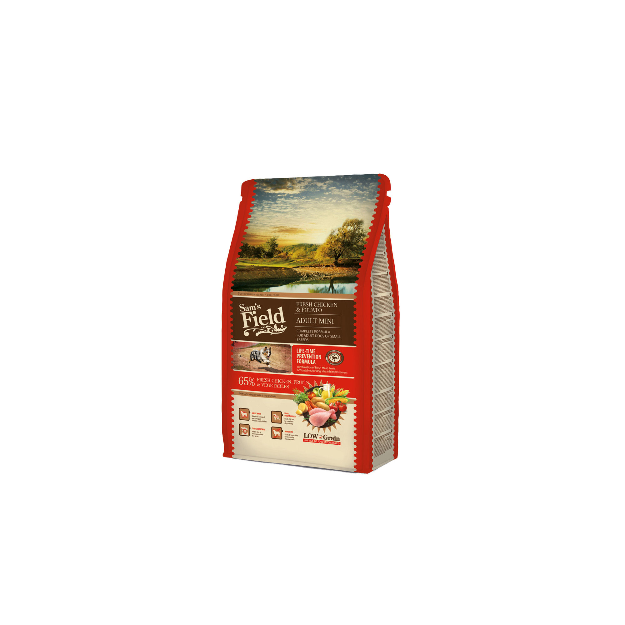 SAM'S FIELD PAS MINI ADULT PILETINA I KRUMPIR 2.5KG