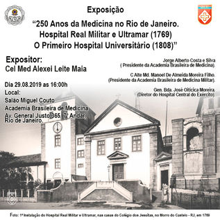 Exposição - 250 anos da Medicina no Rio de Janeiro