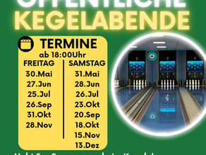Freie Kegelbahn Termin