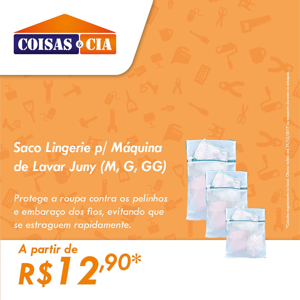 Saco Lingerie p/ Máquina de Lavar