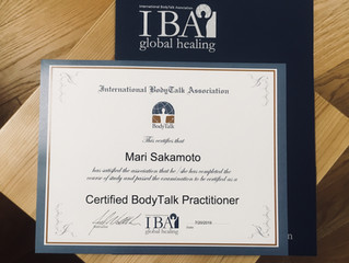 「Body Talk」の施術を始めました。