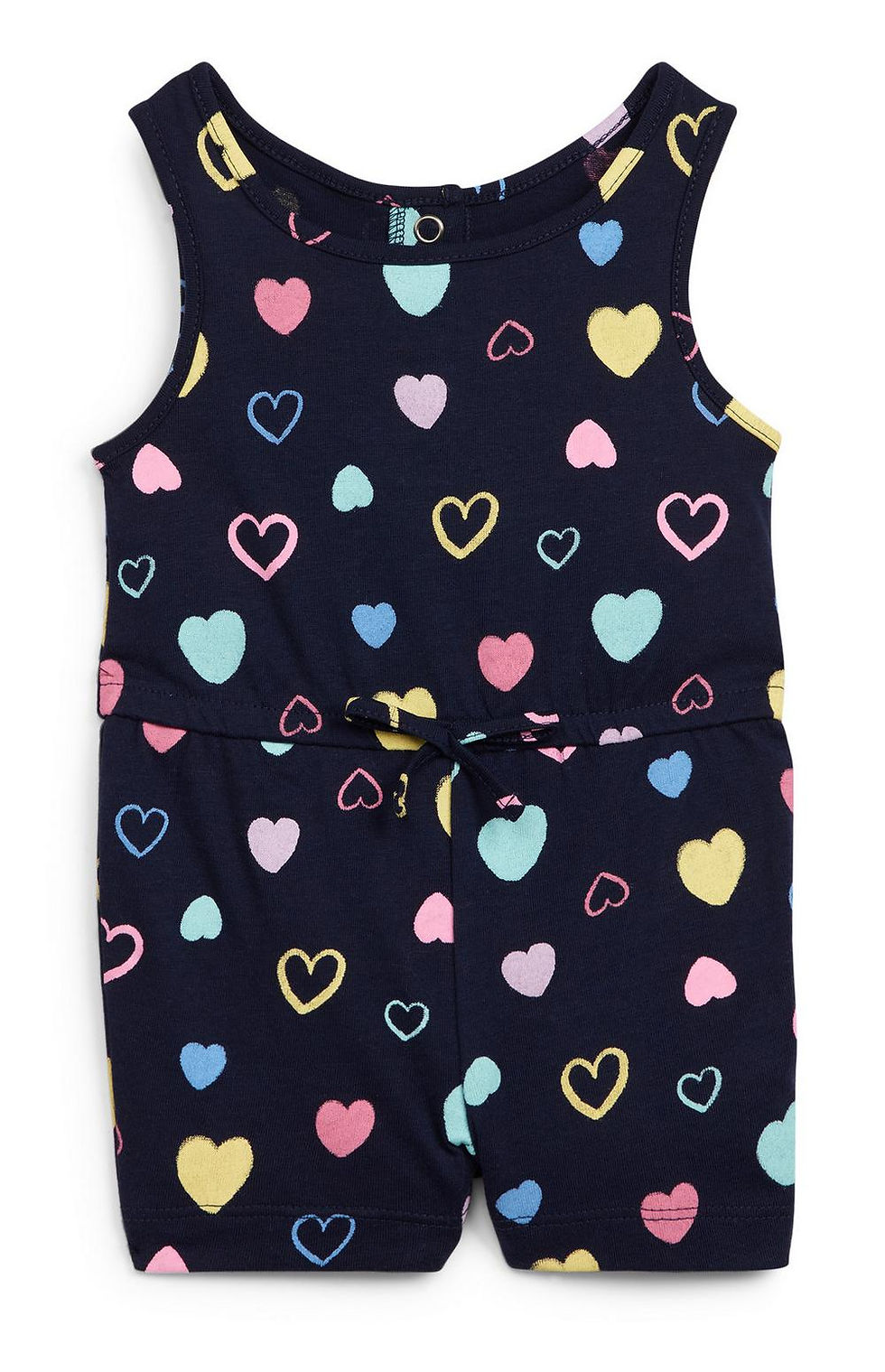 Baby Girl Jumpsuit- Navy