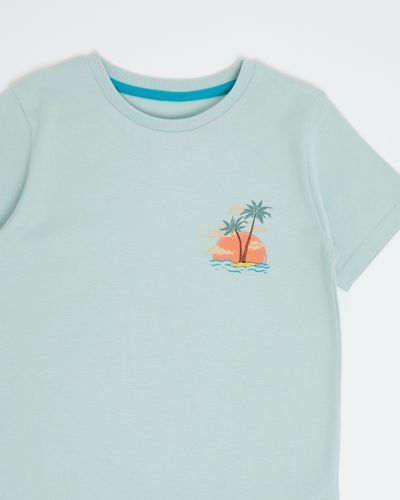 Thumbnail: Printed T-Shirts- Pack of 2-Blue