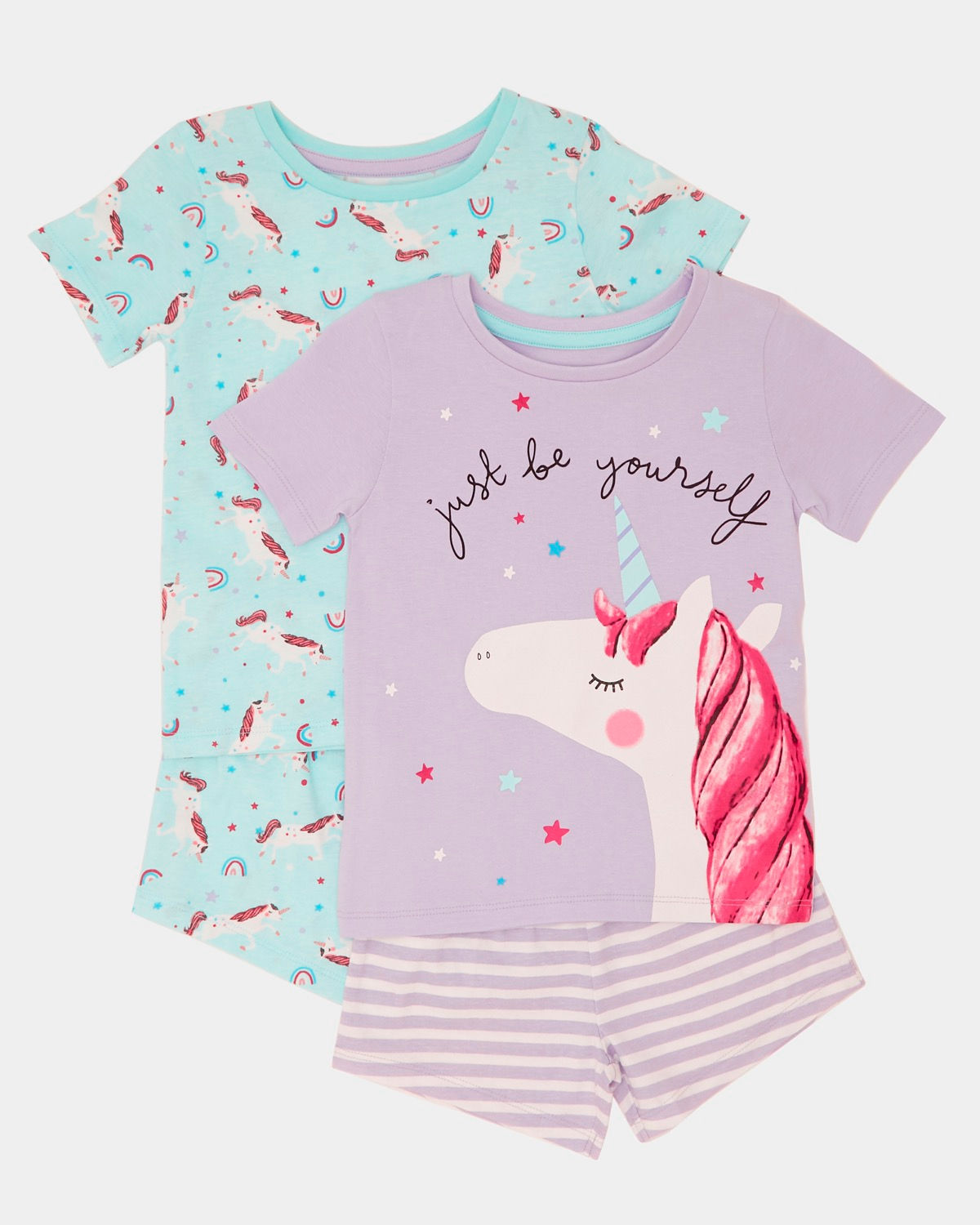 Girls Cotton Shorts SetPyjamas- Pack of 2