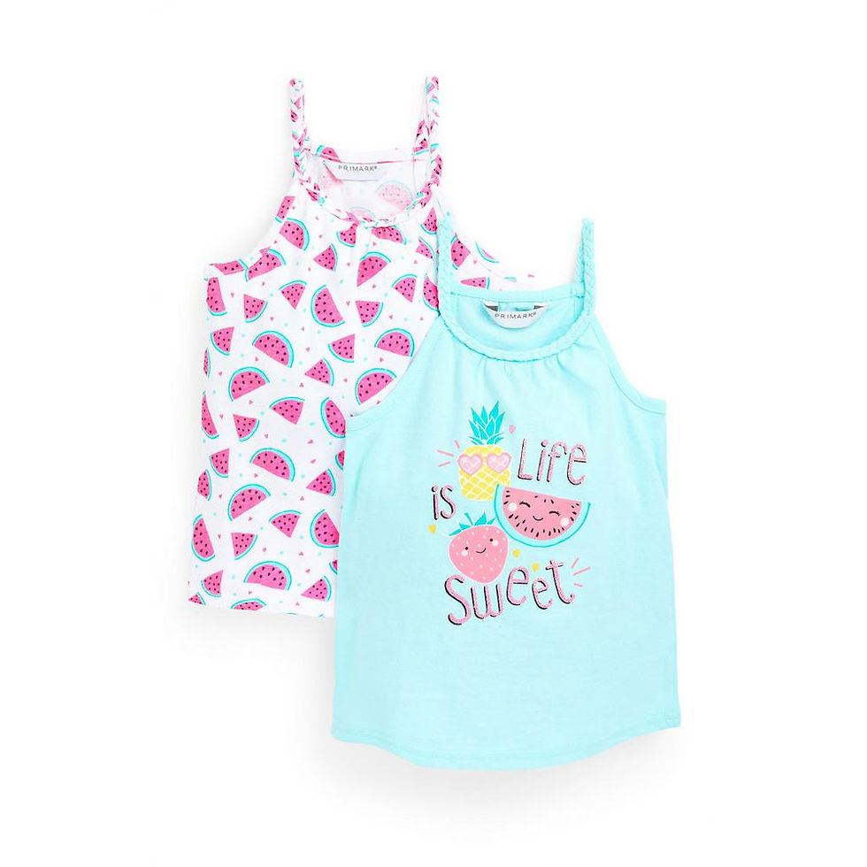 Girls Tops- Pack Of 2