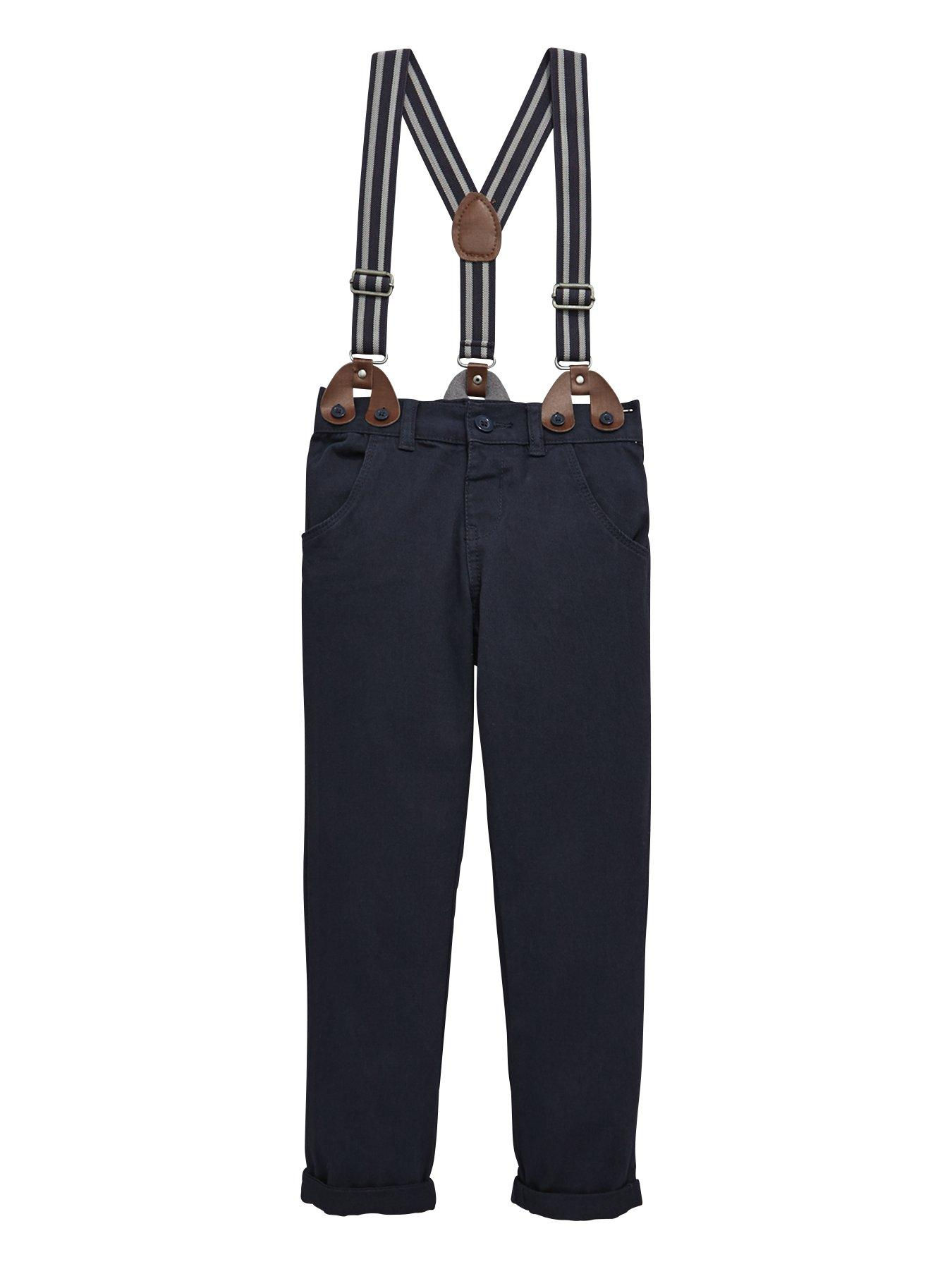 Boy's navy dungarees