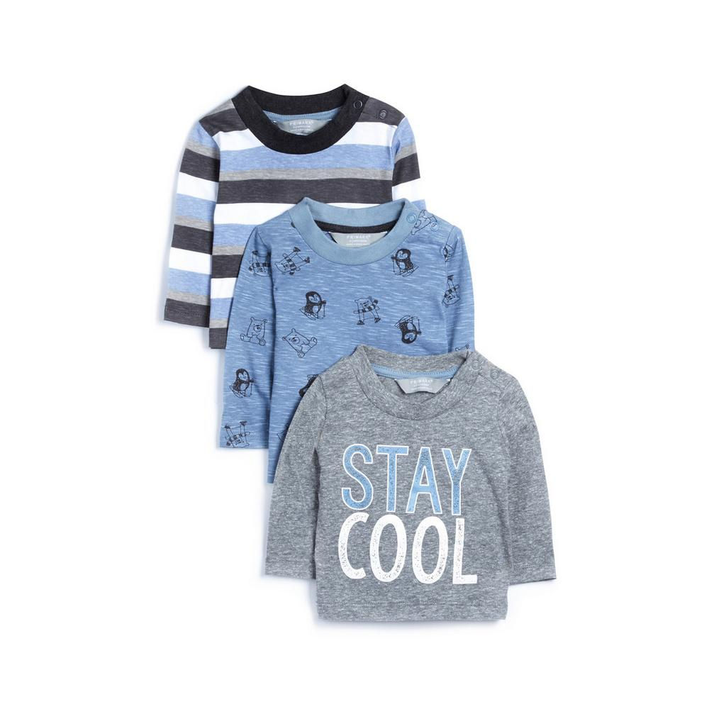 Toddler Cotton Tops- Pack of 3