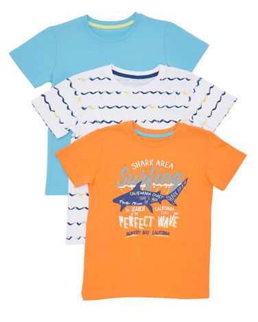 Boy's 3 pack short sleeveTop
